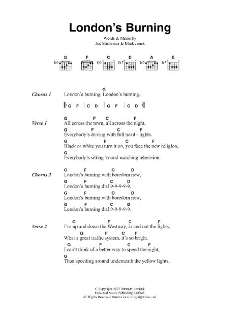 London's Burning | Sheet Music Direct