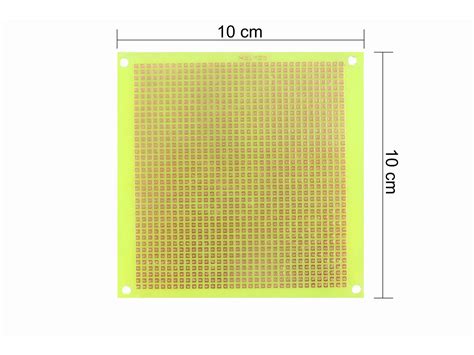Buy 10 x 10 cm Universal Single Sided PCB Prototype Board 2.54mm Pitch Hole Online At Best Price ...