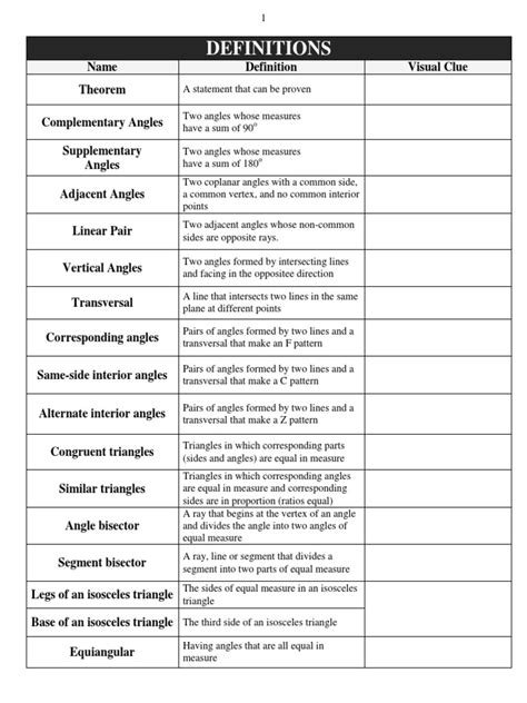 Postulates and Theorems List | Triangle | Circle