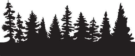 trees on Clipart library | Tree Silhouette, Pine and Tree Tattoos | Tree outline, Tree ...