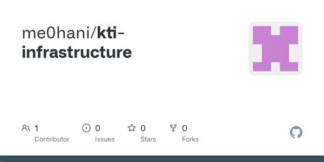 GitHub - me0hani/kti-infrastructure