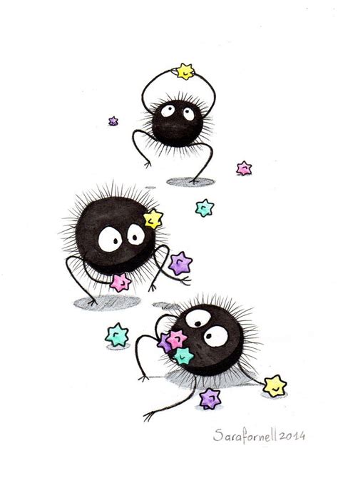 Soot Sprites | Cosas lindas para dibujar, Dibujos bonitos, Ilustraciones