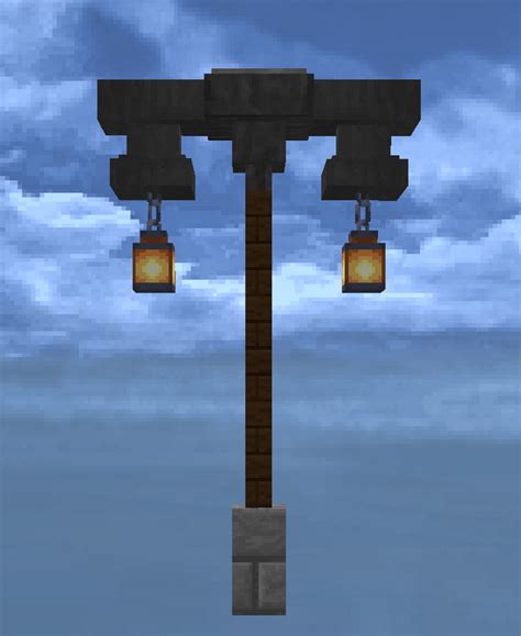 Law-defying lamppost design : r/Minecraft