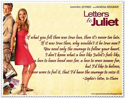 Letters To Juliet Quotes. QuotesGram