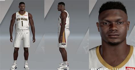 NBA 2K20 Zion Williamson Cyberface by niye - Shuajota: NBA 2K24 Mods, Rosters & Cyberfaces