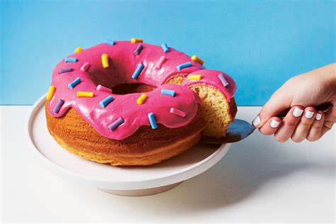 How to Make a Doughnut Cake for Your Birthday | Epicurious