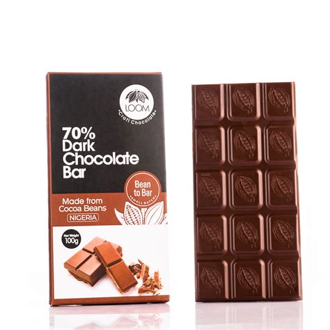 70% Dark Chocolate Bar - Loom Craft Chocolate