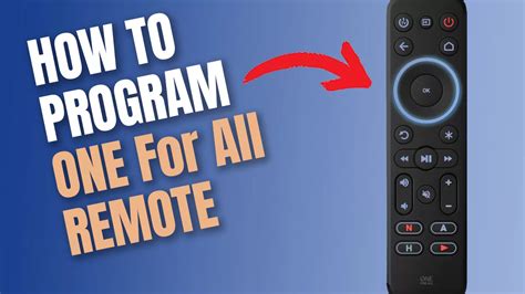 How to Program ONE For All Remote