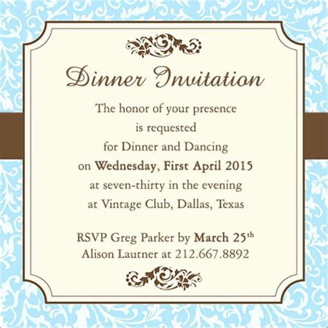 Dinner Invitation Email Template Unique 13 Work Dinner Invitations Word ...