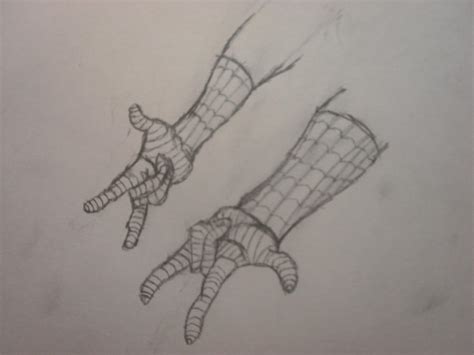 Spiderman hand and arm sketch by Kaibusu on DeviantArt