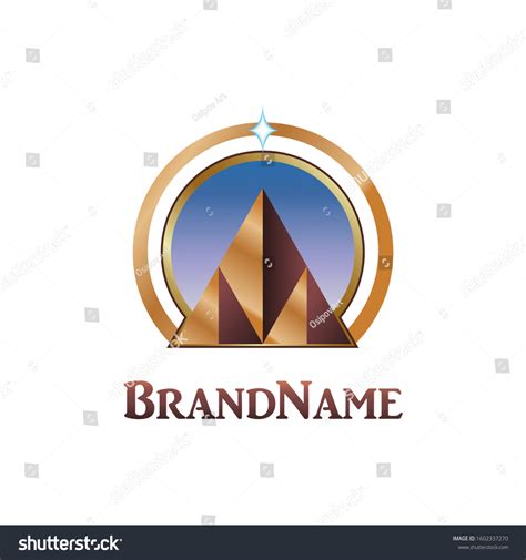 Vector Logo Pyramid Decoration Design Stock Vector (Royalty Free) 1602337270 | Shutterstock