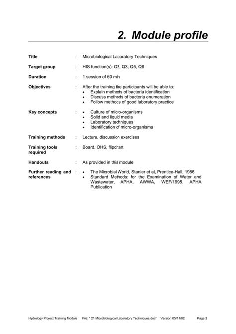 21 microbiological laboratory techniques | PDF