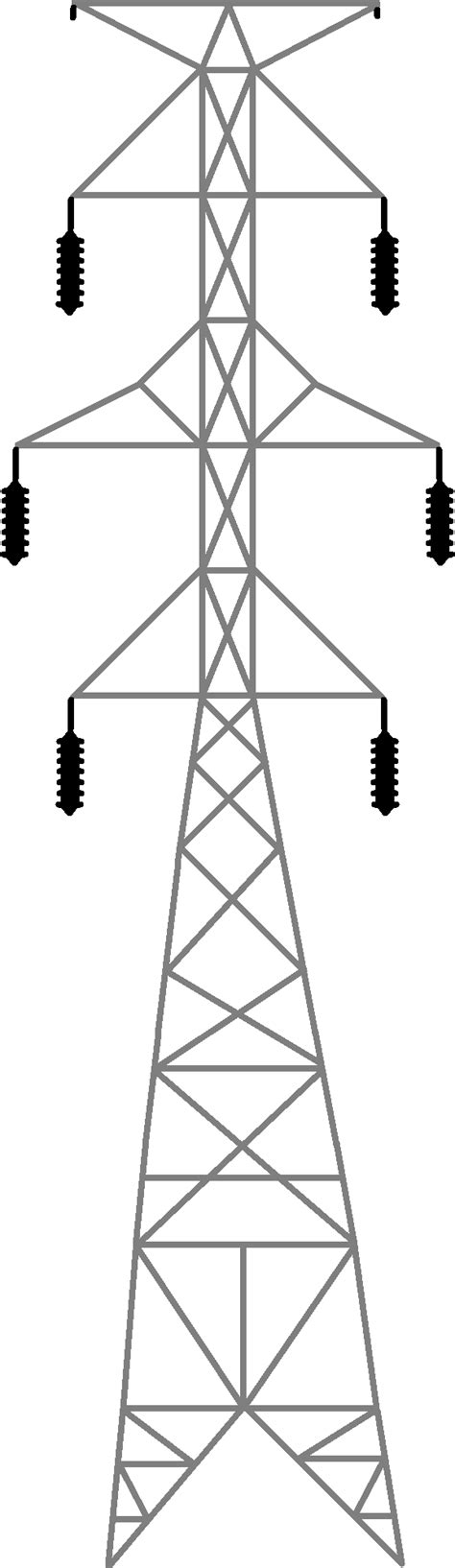 Electricity Tower Drawing