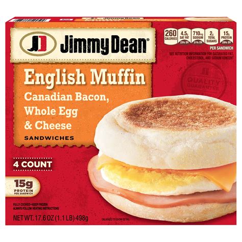 jimmy dean breakfast sandwich microwave instructions