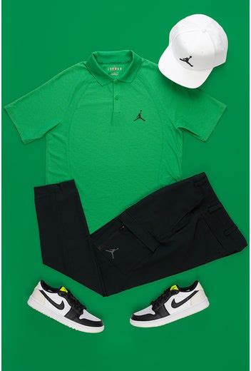 Nike Golf Shoes - Air Jordan 1 Low G - Black Volt SU23