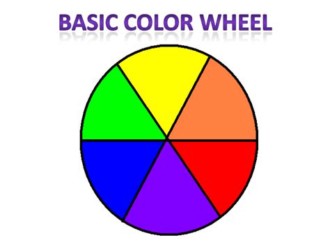 Basic Color Wheel Template | Knutselen