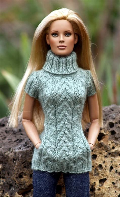 Trendy Tunic-twpdf Knitting Pattern for Robert Tonner's 16 Dolls Like Tyler Wentworth, Ellowyne ...