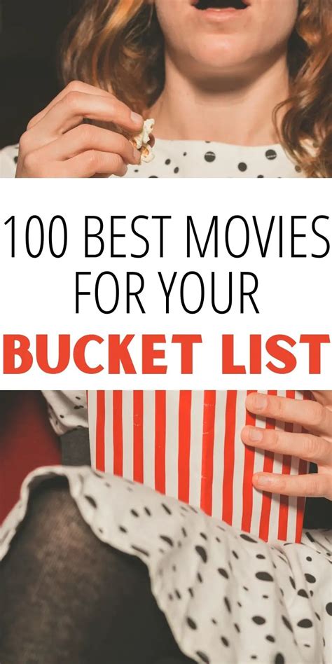 100 Movie Bucket List- The Best Movies Of All Time