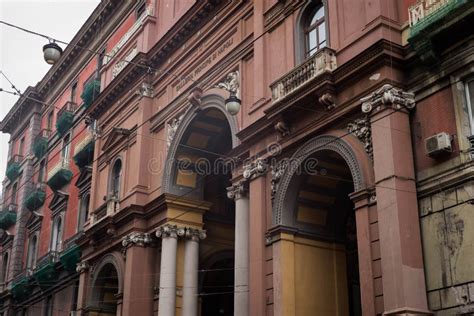 Naples, Italy - 30.10.2019: the Medieval Castle of Maschio Angioino or ...