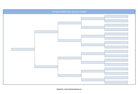 Automatic Family Tree Maker - Excel Template