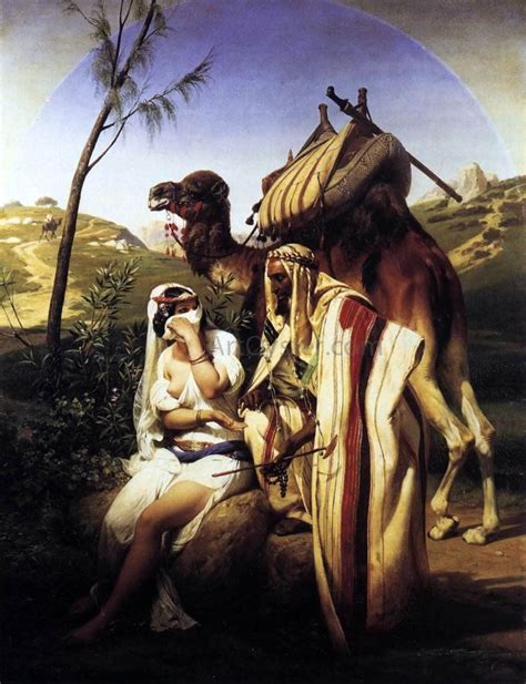 Judah and Tamar by Horace Vernet - Hand Painted Oil Painting | Painting ...