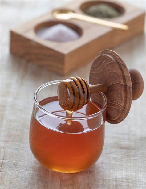 Glass Honey Jar - Whisk