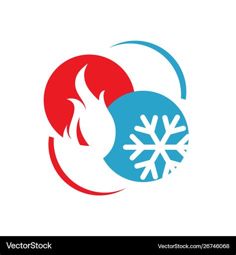 Heating And Cooling Logo Design