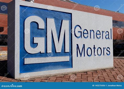 General Motors Logo and Signage at the Metal Fabricating Division. GM Opened this Plant in 1956 ...