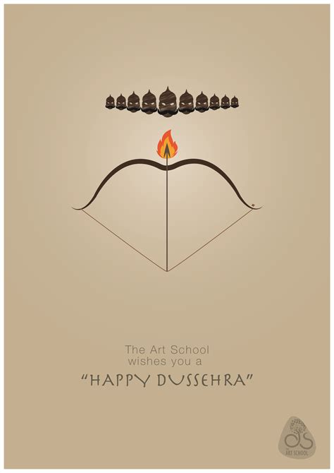 Happy Dussehra Poster Design