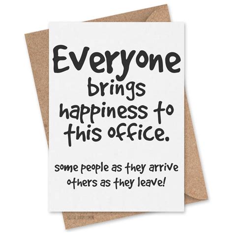 Card 0003 | New Job | Leaving | Work Banter | Office Humour | Good Luck | Funny | Greeting Card ...