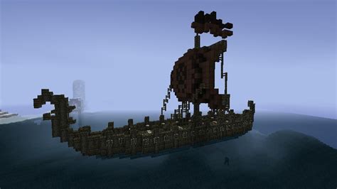 Viking Longboat [Schematic] Minecraft Map