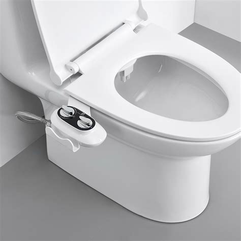 Bidet Fresh Water Spray Kit Non Electric Toilet Seat Attachment with ...