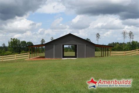 Steel Barns, Metal Pole Barns - Ameribuilds