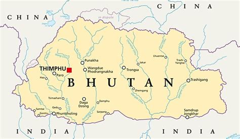 Which Countries Border Bhutan? - WorldAtlas