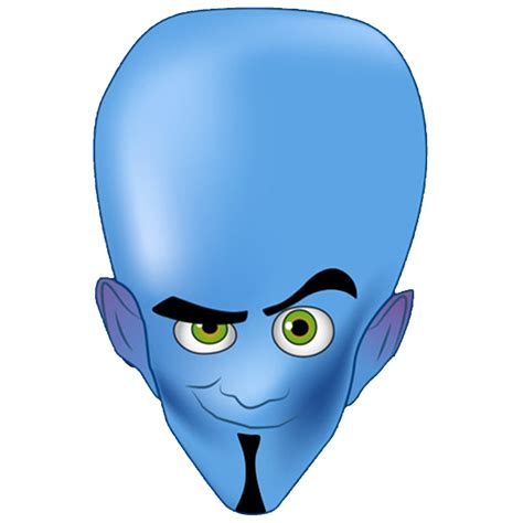 Megamind Head Sticker by Zamira Wulandari - Pixels