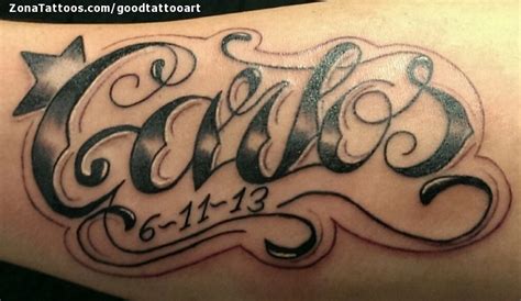 Tatuajes y diseños con el nombre Carlos