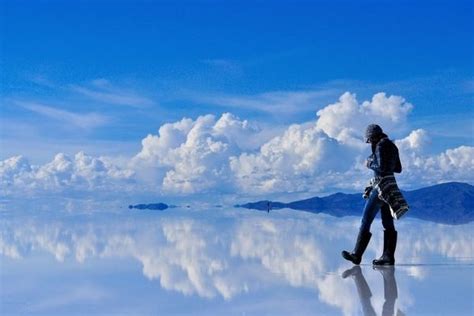 Reflective salt flats in Bolivia. | Places to visit, Places to see ...