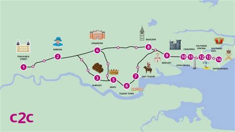 Royal gems along c2c’s London train route in new map | LaptrinhX / News