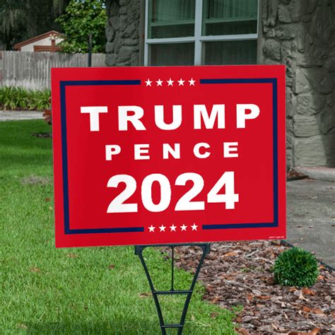 Trump 2024 Political Yard Sign - CustomSigns.com