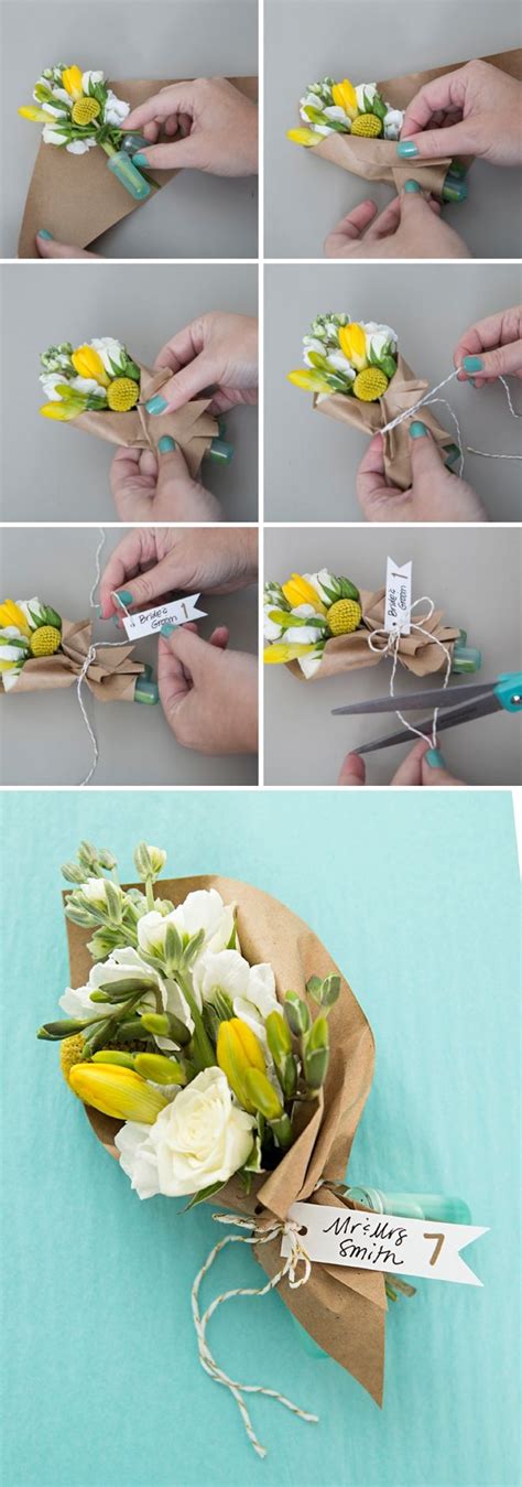 WOW, These DIY Mini-Floral Bouquets Are The Absolute Cutest!