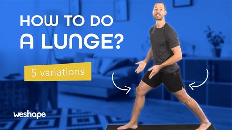 Lunges for Beginners // How to do a lunge - YouTube