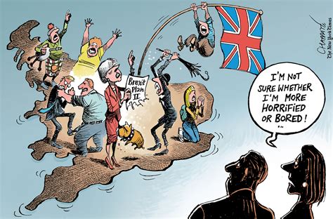 The Brexit drama | Globecartoon - Political Cartoons - Patrick Chappatte