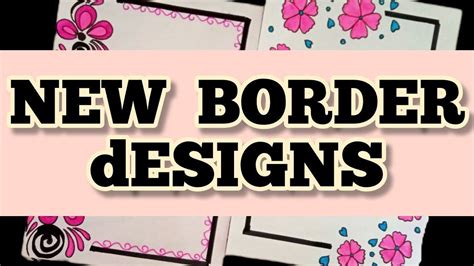 Easy Projects, Design Projects, Flower Border, Border Design, Simple Designs, Borders, It Works ...