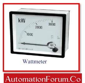 What is Wattmeter? Types and Working Principle - AutomationForum