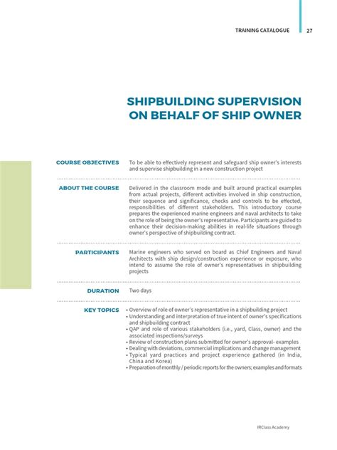 Shipbuilding Supervision On Behalf of Ship Owner 2 | PDF