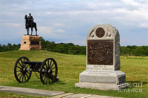 Cemetery Ridge Monuments Gettysburg Battlefield Photograph by James Brunker - Fine Art America