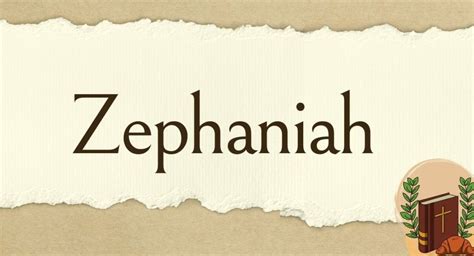 The Book of Zephaniah in the Bible (Books of the Bible) | A Bible A Day