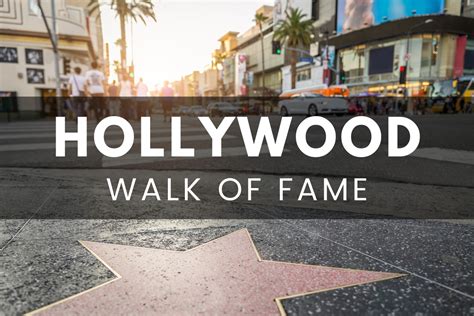 You Don't Want To Miss The Hollywood Walk Of Fame