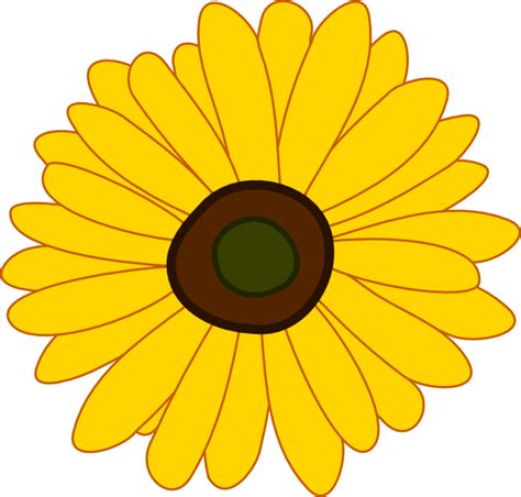 Sunflower Clip Art at Clker.com - vector clip art online, royalty free & public domain