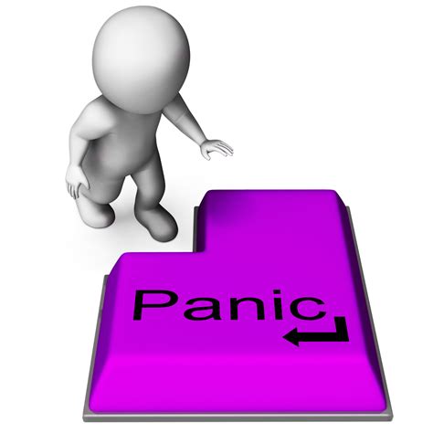 Free photo: Panic Key Means Alarm Distress And Dread - Alarm, Panic, Worried - Free Download ...